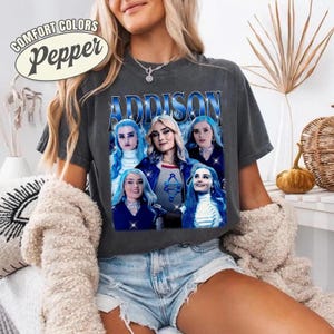 Comfort Colors Addison Zombies 4 Dawn of the Vampires Shirt, Disneyland Addison Bootleg Tee, Disneyworld Zombies Poster, Gift For Her Him