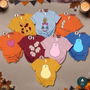 Disneyland Lilo and Stitch Big Face Halloween Costume Shirt, Angel and Stitch Party Shirt, Couple Trip Shirt, Disneyland Halloween Trip Tee afbeelding 4