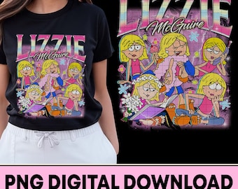 Vintage Lizzie McGuire Png, Lizzie McGuire Bootleg Png, Girl Trip Png, Lizzie Mcguire Birthday Gift, Disneyworld Trip Png, Digital Download