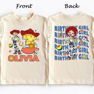 Personalized Jessie Birthday Girl Shirt, Disneyland Toy Story Birthday Girl Shirt, Toy Story Theme Party, Family Birthday Matching Shirt