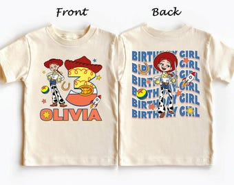 Personalized Jessie Birthday Girl Shirt, Disneyland Toy Story Birthday Girl Shirt, Toy Story Theme Party, Family Birthday Matching Shirt