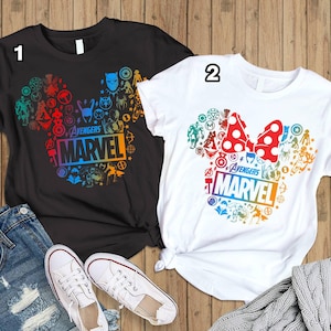 Mickey Avengers Shirt, Avengers Superhero Shirt, Couple Shirts, Matching Family Shirts, Superhero Squad Symbol Group Matching Shirt