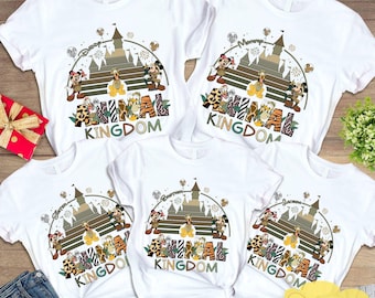 Custom Animal Kingdom Safari Shirt, DisneyTrip Safari Shirt, Mickey and Friends Safari Shirts, Disneyland Family Vacation 2025 Shirt