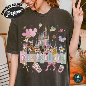 Comfort Colors Disneyland The Original Shirt, Mickey and Friends Disneyland Shirt, Shirt for Women, Disneyland Family Matching Tee image 2