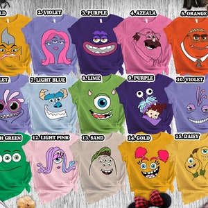 Monsters Incs Costume Shirt, Monsters Incs Family Halloween Shirt, Monsters University, Mike Wazowski Boo Sully Shirt, Halloween Party