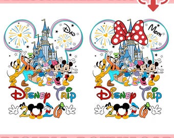 Disneyland Family Trip 2026 PNG, Custom Disneyland Family Vacation, Disneyland Family Matching Trip Shirt, WDW Disneyland Trip 2026 PNG