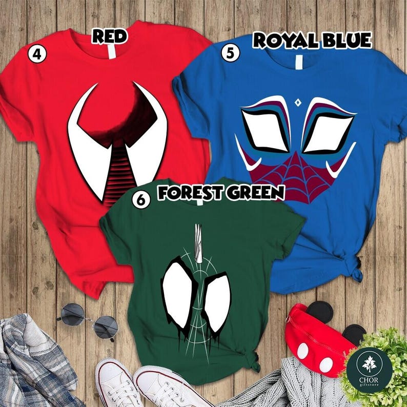 Disfraz de Spiderman de Spider-Man: Across the Spider-Verse, Camiseta de cosplay de Spider-Man para Halloween, Camiseta Spider-Man Punk, Disfraz de superhéroe, Camiseta de Miles Morales imagen 4
