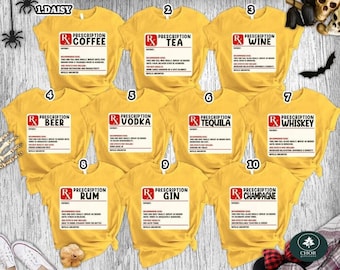 Pharmacy Halloween Costume Shirts, Medical Matching Shirts, Halloween Nurse Costume Party Tees, Doctor Group Shirts, Pharmacy Shirt For Team