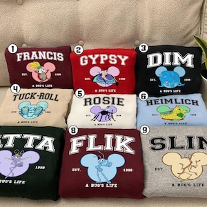Retro Bug&#39;s Life EST 1998 Shirt, A Bug&#39;s Life Sweatshirt, A Bug&#39;s Life Character Shirt, Disneyland Shirt, Magic Kingdom, Family Trip Shirt