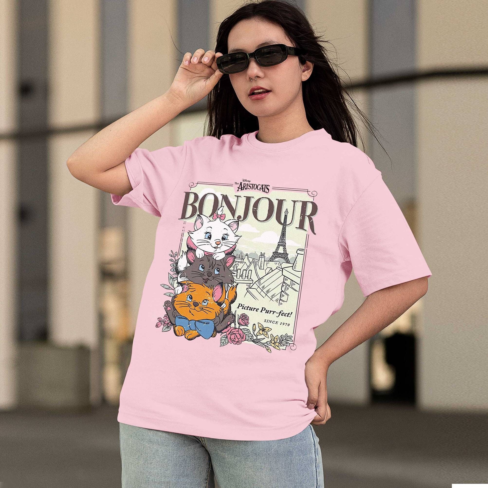 Vintage 90's Aristocats Bonjour Shirt Marie - Etsy