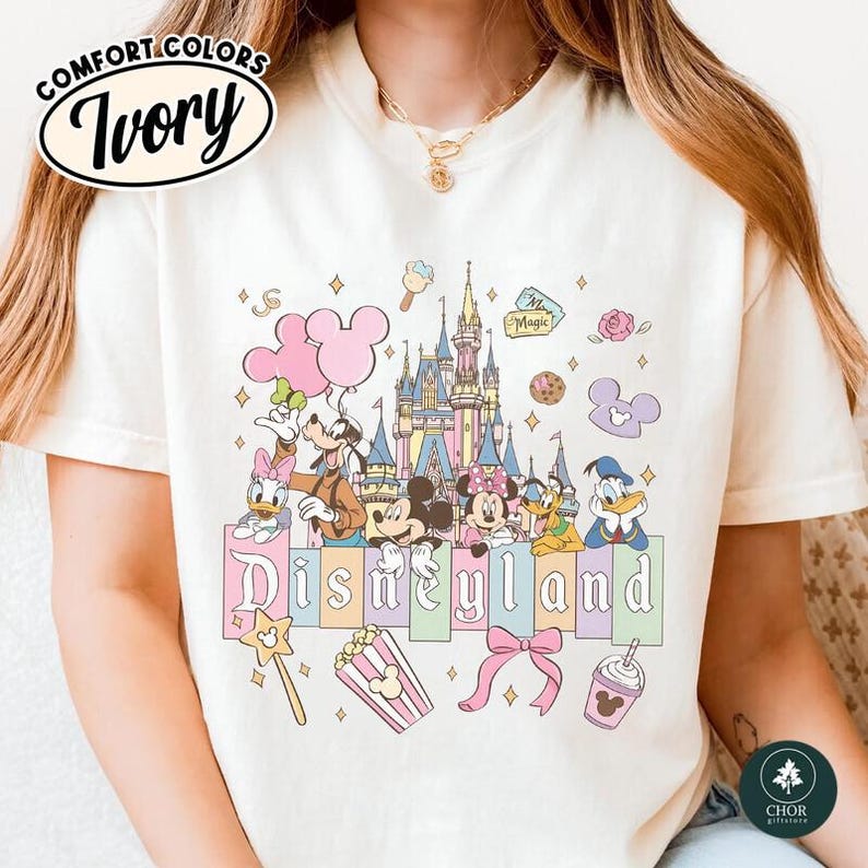 Comfort Colors Disneyland The Original Shirt, Mickey and Friends Disneyland Shirt, Shirt for Women, Disneyland Family Matching Tee image 5