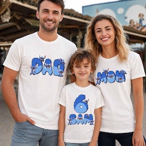 Stitch And Lilo Family Shirt, Custom Disneyland Birthday Girl Tee, Stitch Birthday Boy Sweatshirt, Stitch Party Gift, Stitch Toddler Tee image 1
