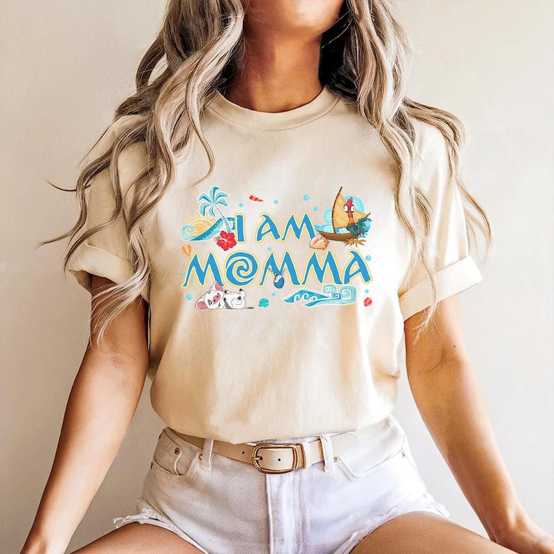 Disneyland Moana Family Matching Shirt, Custom Mom Dad Shirt, Gift For Grandparents, Disneyland Vacation Shirt, Disneyland Maui, Moana Movie image 2