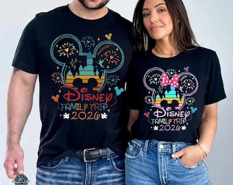 Disneyland 2026 Personalization Comfort Colors Shirts, Disneyworld 2026 Family Shirts, Disneyland Vacation 2026 Trip Shirts, Magical Castle