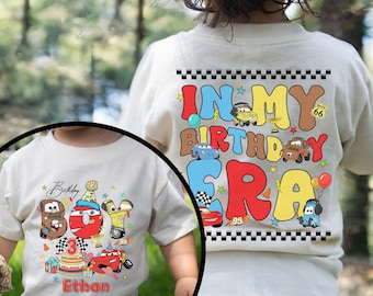 Personalized Cars Birthday Shirt, Cars Mcqueen Birthday Shirt, McQueen and Mater Birthday, Disneyland Cars Birthday Outfit, Birthday Gifts
