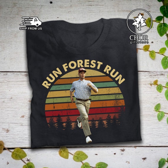 Globus smukke Bedrag Run Forest Run Vintage T Shirt Forrest Gump Shirt - Etsy