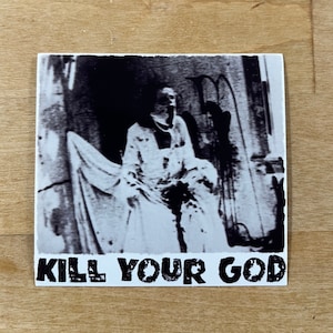 Begotten - Kill Your God - 3” Vinyl Sticker