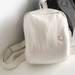 Little Malibu- Boho Organic Canvas Backpack Minimalist,Sustainable, Everyday Small Backpack Purse, Handmade Gift, Valentine's Day Gift Idea