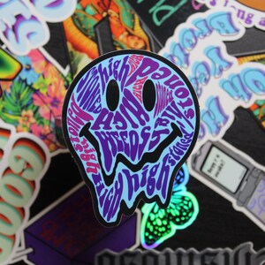 Stoner Smiley Sticker