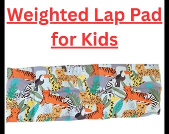Kids Weighted Lap Pad | Calming Sensory Pad for Focus & Anxiety