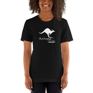 Australia Souvenir T shirt. Women&#39;s Gift T-Shirt. Kangaroo Tee. Australia Down Under tee. Tourist Tee.