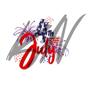 Fourth of July Fireworks Digital Download PNG