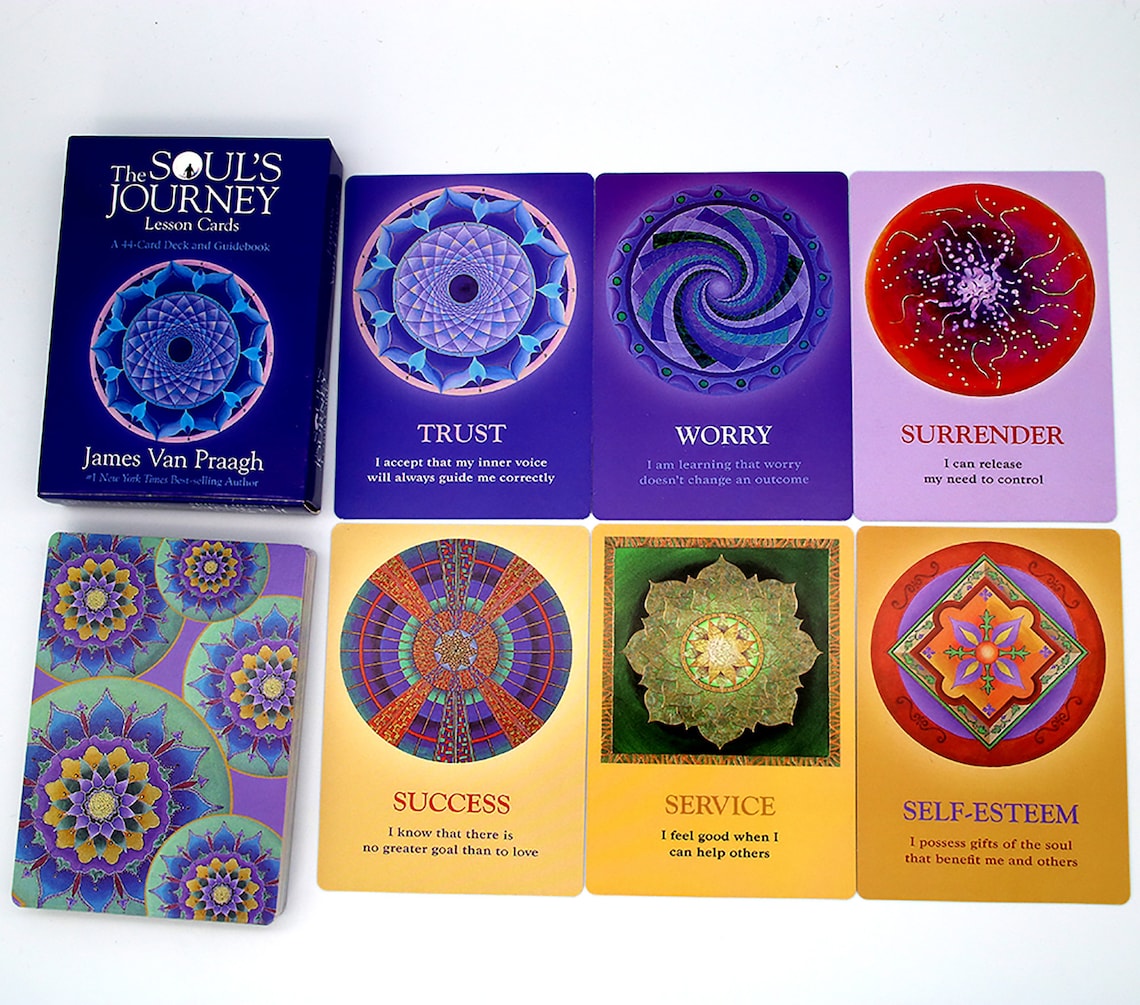 The Soul's Journey Lesson Cards 44Pcs Oracle Cards Etsy