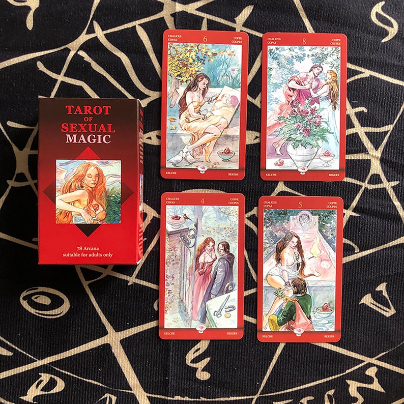 Tarot of Sexual Magic Cards Deck 78Pcs Tarot Cards | Etsy