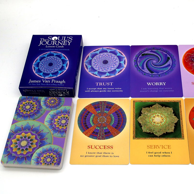 The Soul's Journey Lesson Cards 44Pcs Oracle Cards | Etsy