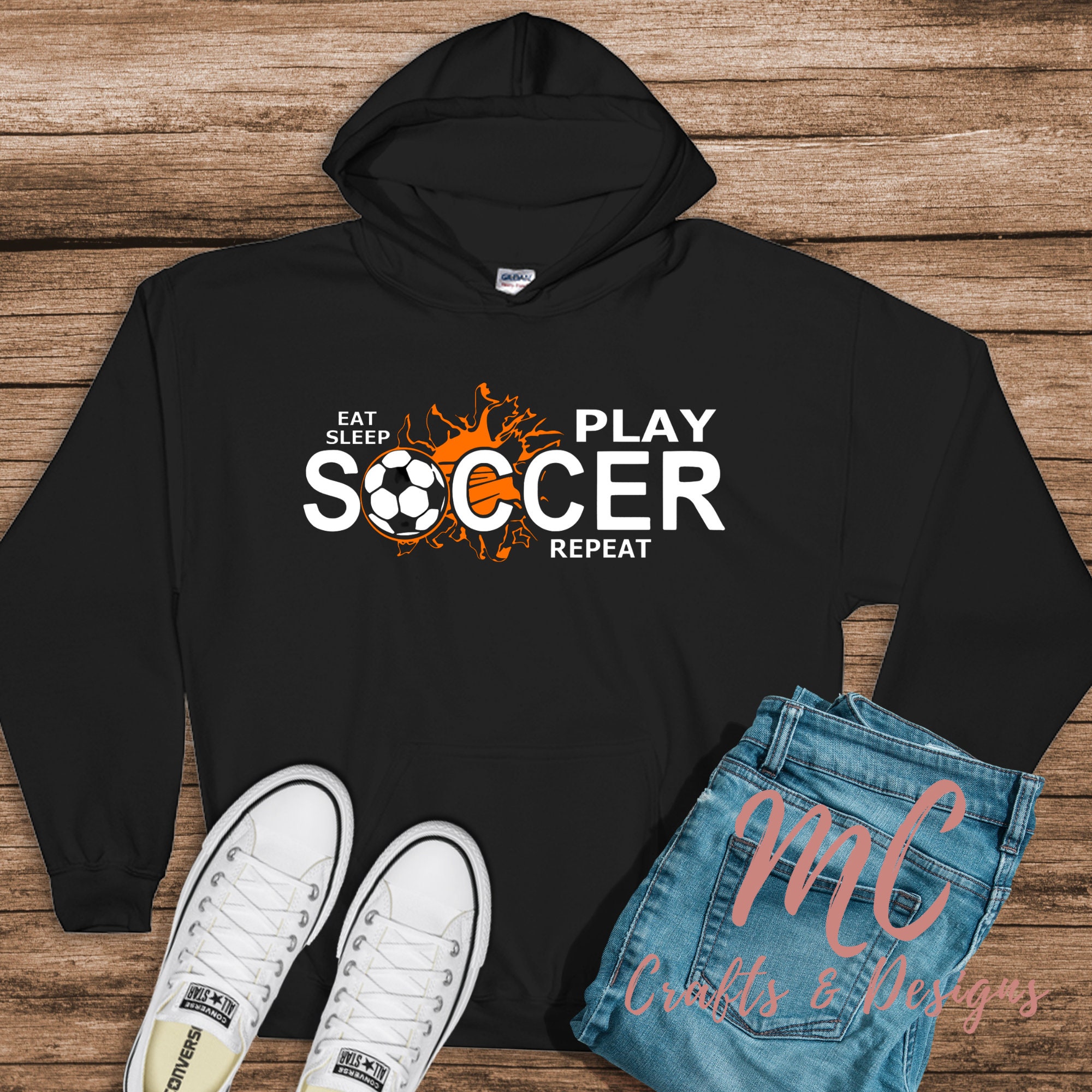 Player Youth and Womens Sweatshirt Eat Sleep Snooker Repeat Jumper 