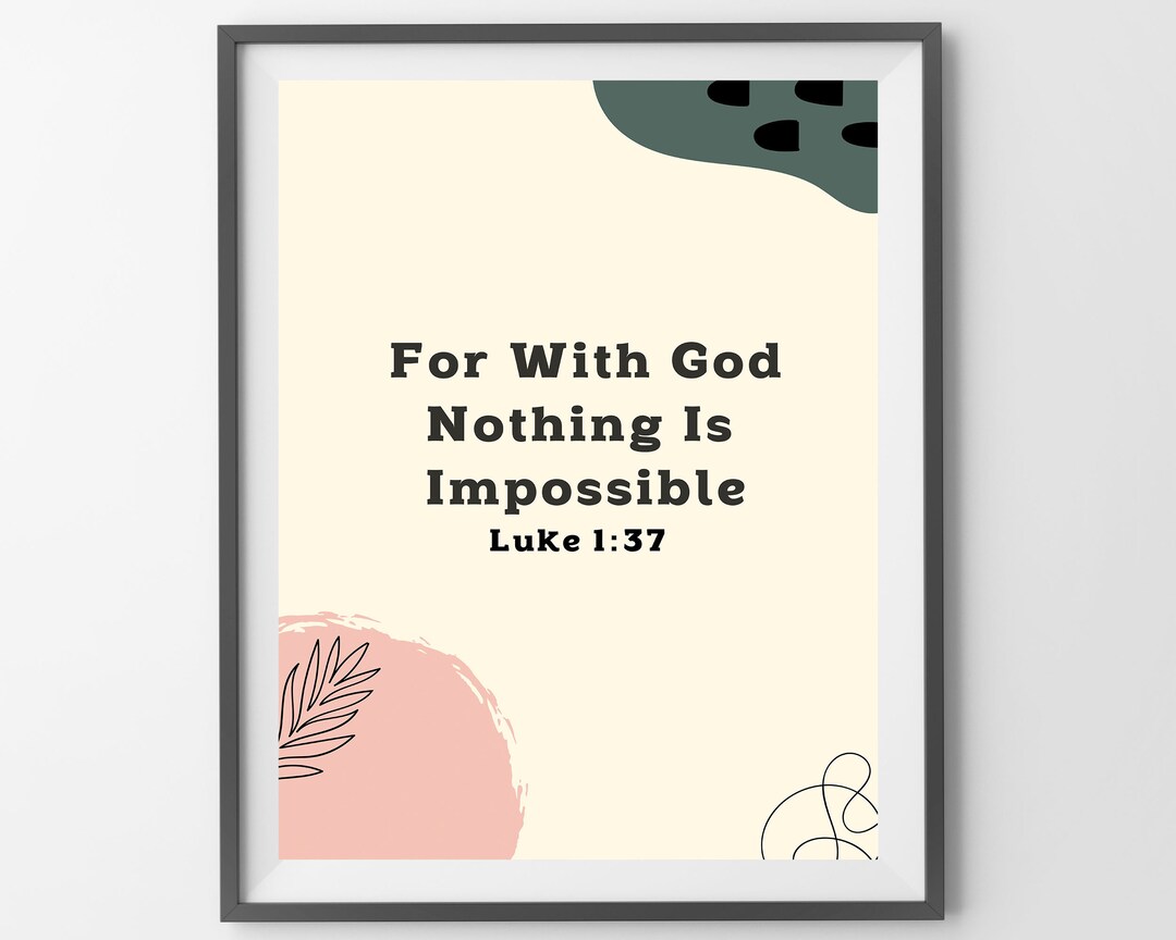 Bible Verse Wall Art, Scripture Wall Art, Christian Printable Wall Art