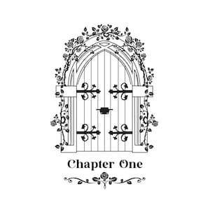 Rose Door Fantasy Kapitel Zahlen Set - Kapitel Grafiken für Romane und eBooks - Dekorative Überschriften