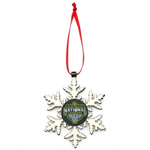 Baylor Bears 2021 NCAA Men&#39;s Basketball National Champions Snowflake Christmas Ornament