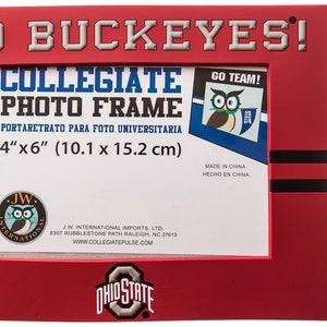 Ohio State Buckeyes PVC Photo Frame-4&quot;x6&quot; Pictures