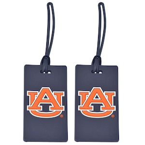 Auburn Tigers Pack of 2 PVC Luggage Tags