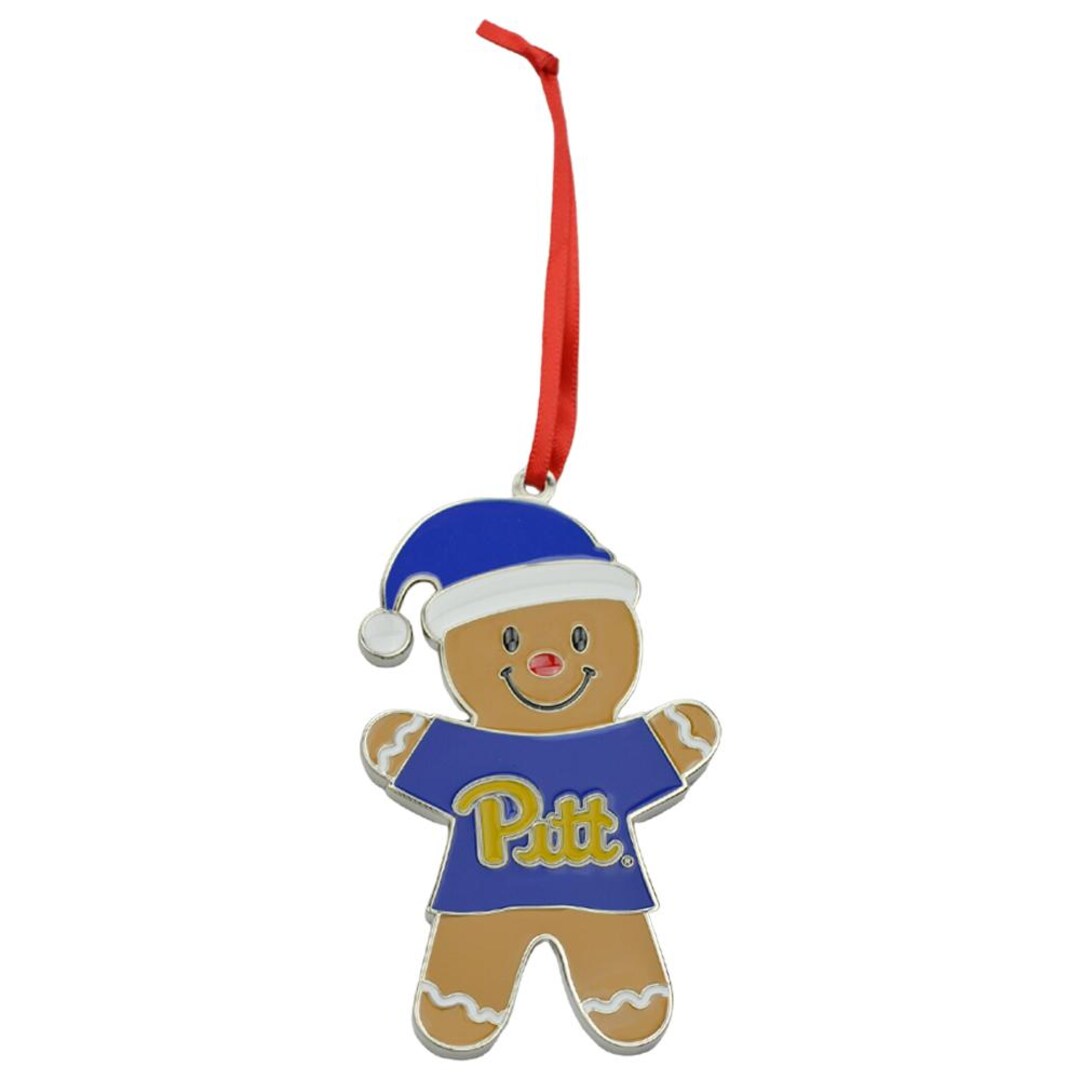 Gingerbread Pitt Pittsburgh Panthers Gingerbread Man Christmas Ornament – Metal Holiday ...