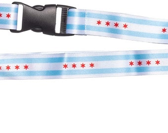 Pack of 2 City of Chicago Flag Lanyard
