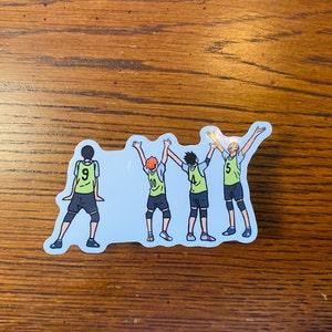 Volleyball Anime Group Sticker