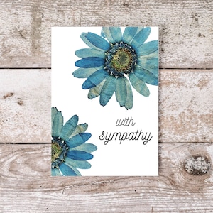 Carte de sympathie imprimable, carte de deuil, carte de condoléances, carte de deuil, téléchargement numérique, carte de 5 x 7 po. avec modèle d'enveloppe