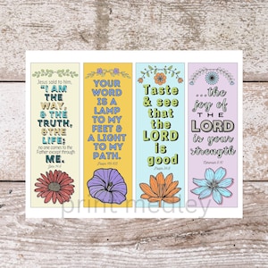 Printable Scripture Coloring Bookmarks, Bible Verse Bookmarks, Bible ...