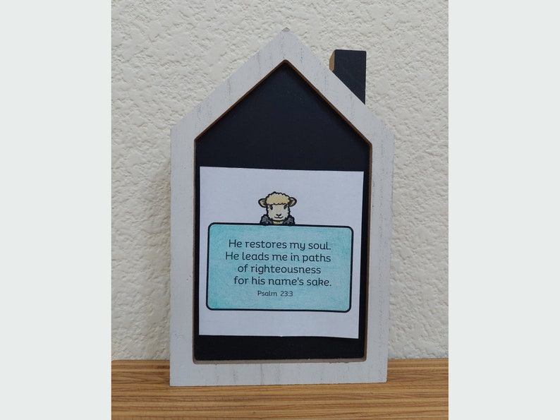 Psalm 23 Scripture Cards, Printable Psalm 23 Bible Memory Verses, Kid's ...