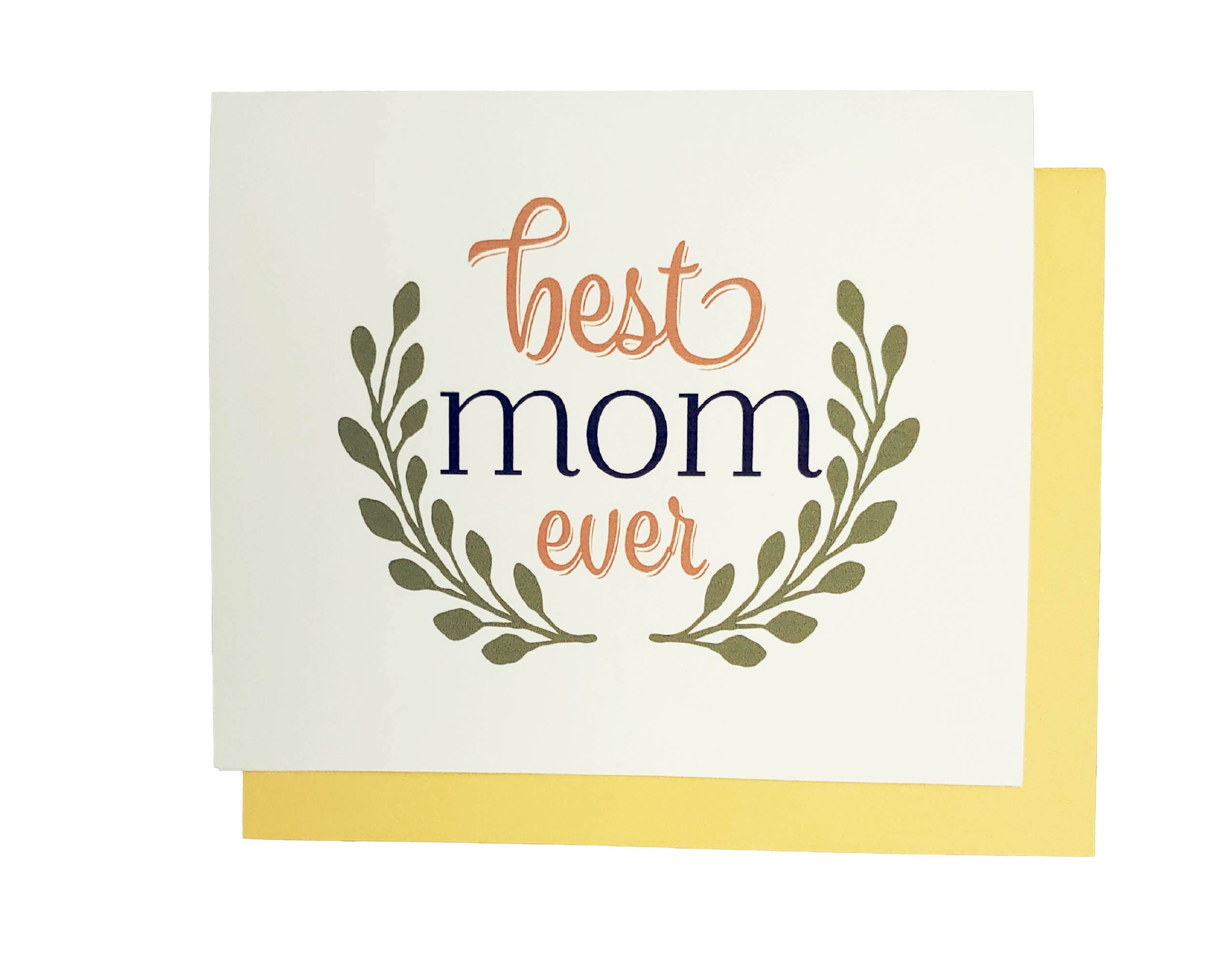 Best Mom Ever Printable greeting card Etsy
