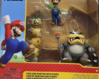 Super Mario 2.5 Morton et Luigi avec figurine Jakks Pacific