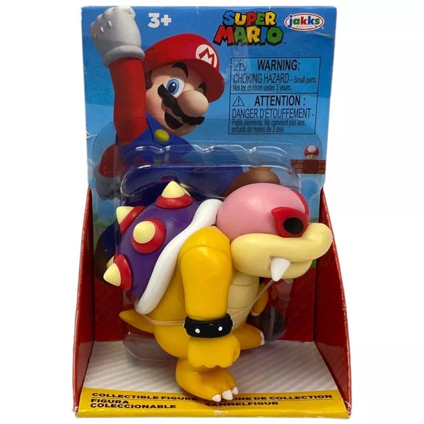 Super Mario 2,5 pouces figurine Roy Koopaling avec baguette
