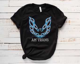 Am Trans Phoenix Unisex Short Sleeve Tee- Transgender Pride Rights Colors