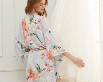 bridesmaid dressing gowns cotton