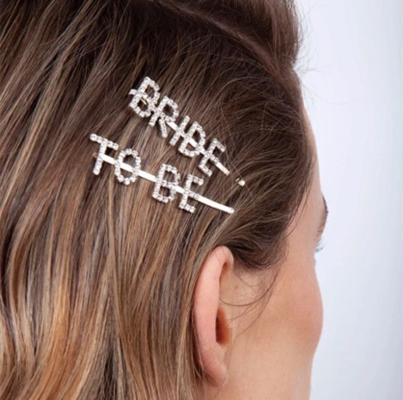 Bride to Be Hair Pinhen Partybride to Be Giftdiamanté Hair Etsy UK