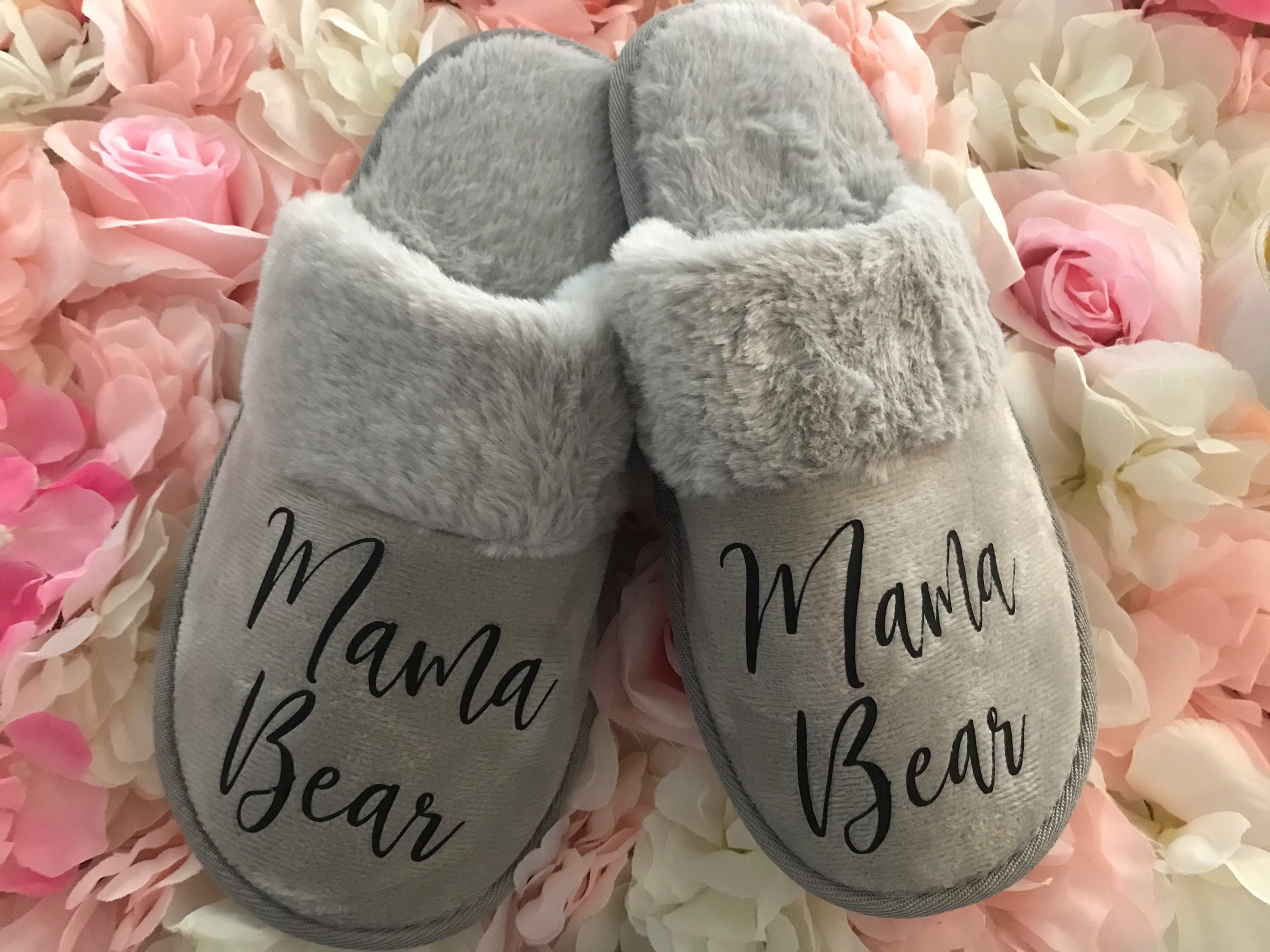 Personalised slippersmule slippers giftladies birthday Etsy