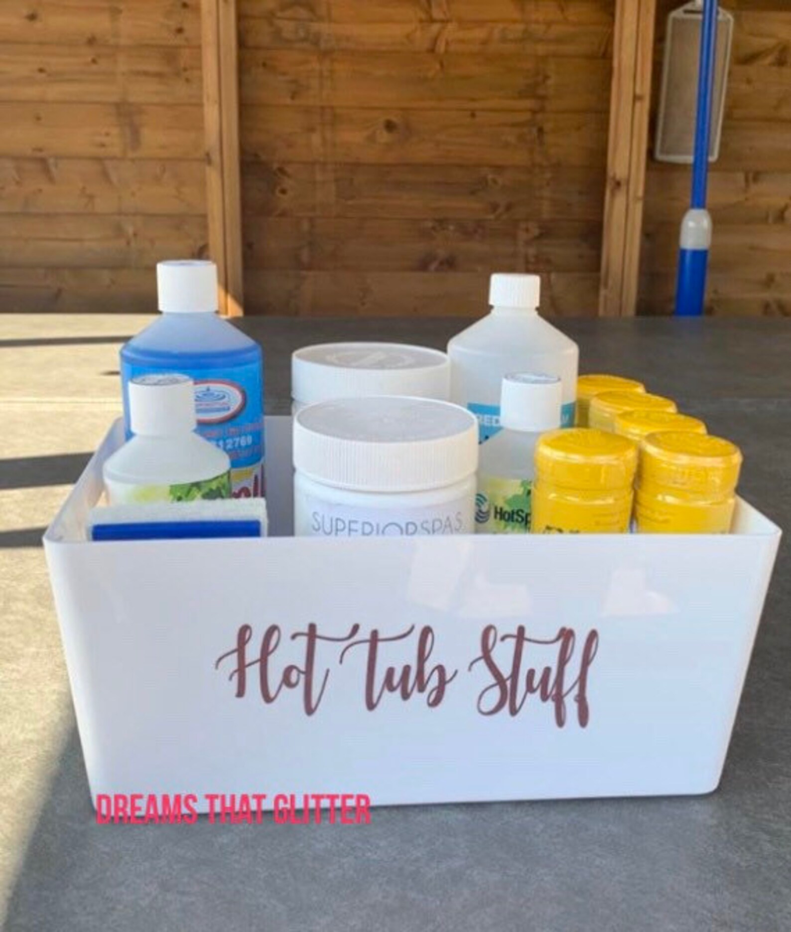 Hot tub storage boxmrs Hinch inspired Stacey Soloman home Etsy