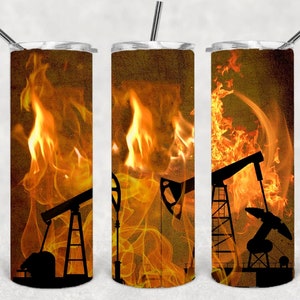Oilfield Oil,20oz Skinny Tumbler Design, pumpjack, roughneck,Template Straight Tumbler Wraps,PNG Digital,Instant Download File
